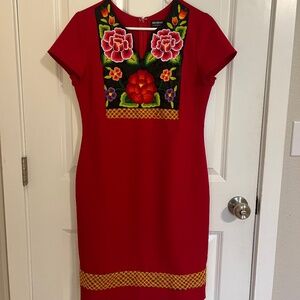 Hand Embroidered Beris Clothing Slip Dress